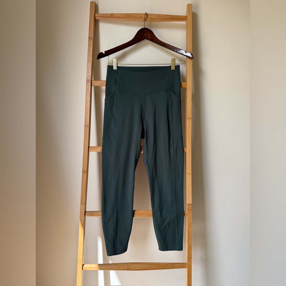 Girlfriend Collective Dark Green Leggings